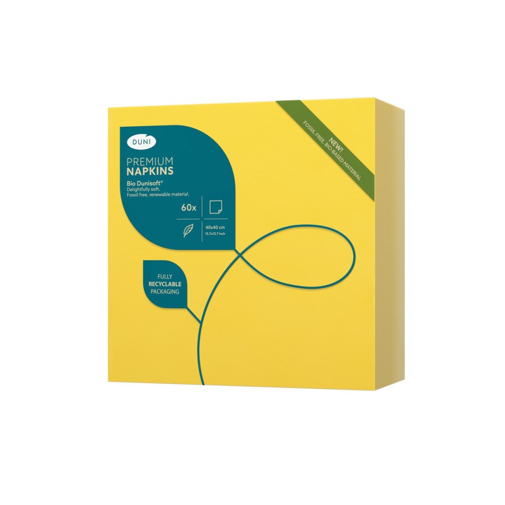 copy of Napkin BIO DUNISOFT yellow 40 x 40 cm. (1 pc.)