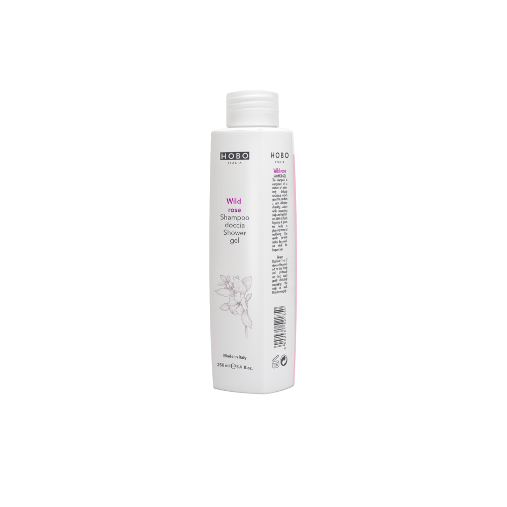 Plaukų ir kūno gelis HOBO Wild rose 250 ml.