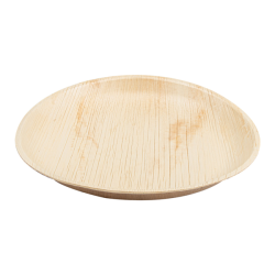 Vienkartinė lėkštė „ARECA“ (palmių lapų, Ø25 x 2,5 cm., 25 vnt.)