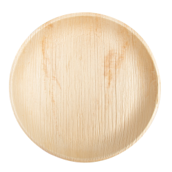 Vienkartinė lėkštė „ARECA“ (palmių lapų, Ø25 x 2,5 cm., 25 vnt.)