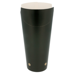 Vienkartinė dėžutė bulvytėms (juoda, 660 ml., 50 vnt.)