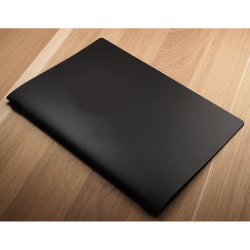 Dėklas "MENIU", juodas, odinis A4