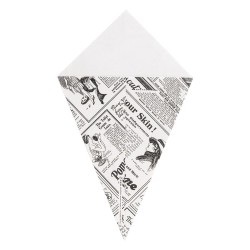 Vienkartinė dėžutė THEPACK trikampė bulvytėms Times 250 g., 200 vnt.