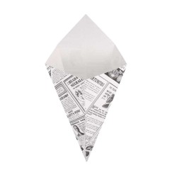 Vienkartinė dėžutė THEPACK trikampė bulvytėms Times 250 g., 200 vnt.