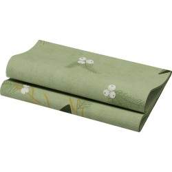 Servetėlės 40 x 40 cm. bio dunisoft noel pistachio (60)