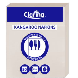 Servetėlės 38 x 32 cm. Kengūra vanilinės (50)