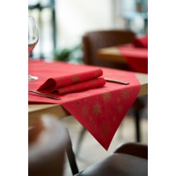 Servetėlės 40 x 40 cm. bio dunisoft stargazing red (60)