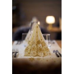 Servetėlės 40 x 40 cm. bio dunisoft stargazing cream (60)