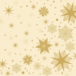 Servetėlės 40 x 40 cm. bio dunisoft stargazing cream (60)