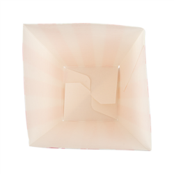 Dėžutė THEPACK STRIPES spragėsiams (1 l., 6,5 x 8,7 x 17,4 cm., 100 vnt.)