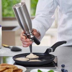 Sifonas grietinėlėi 1,0 l. PROFI n. Plieno