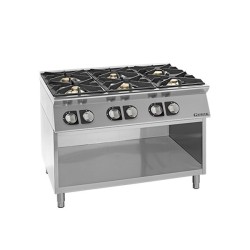 Giorik dujinė viryklė, 6 kaitviečių, 28,5 kW, su spintele