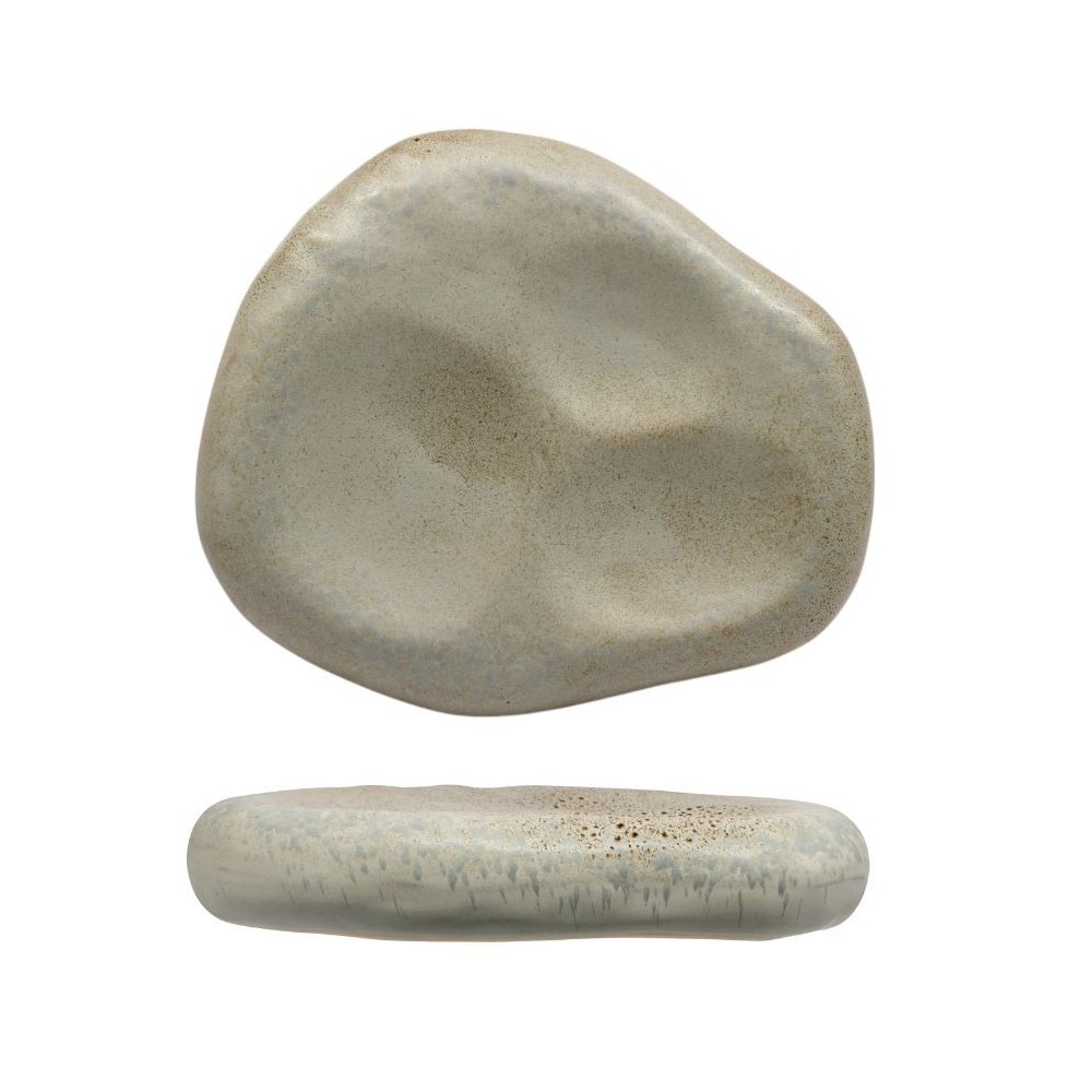 Lėkštė ANTIQUA 26x22H5 cm. stoneware