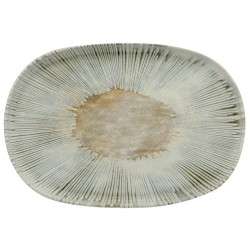 Lėkštė NINPHEA 33x23 cm. stoneware