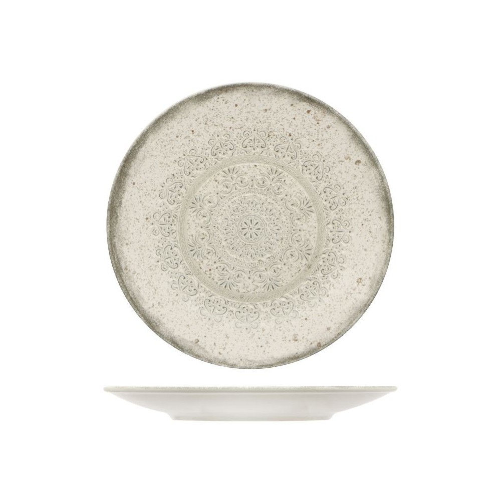 Lėkštė LACE D15 cm. stoneware