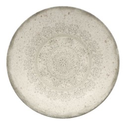 Dubuo LACE D17xH4.8 cm. stoneware