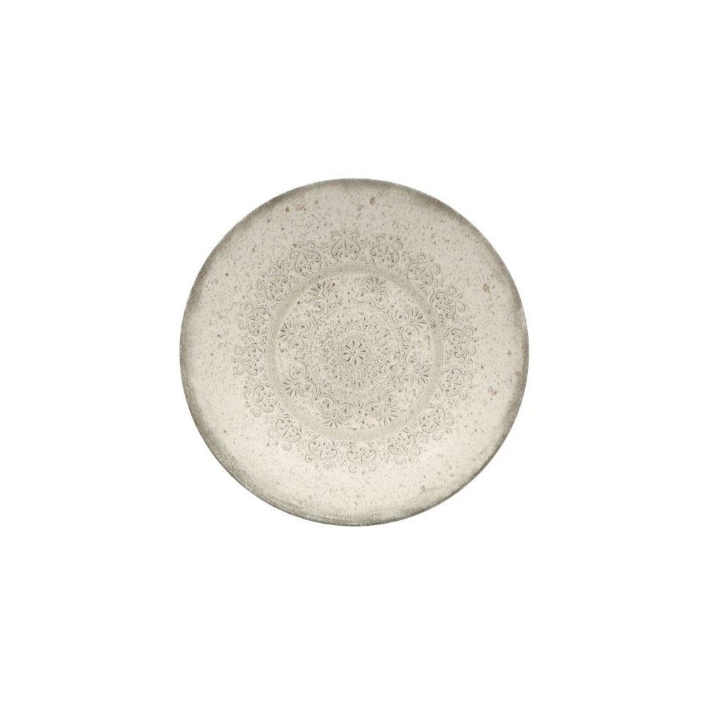 Dubuo LACE D17xH4.8 cm. stoneware