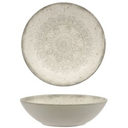 Dubuo LACE D17xH4.8 cm. stoneware