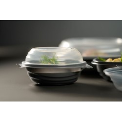 Vienkartinis dubenėlis su dangteliu Vista (1 dalies, 500 ml., 25 vnt.)