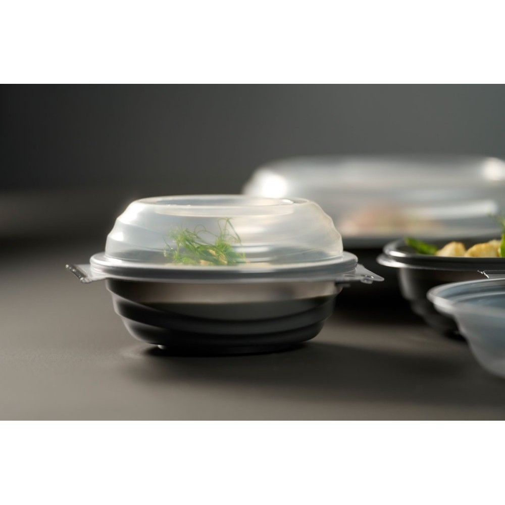 Vienkartinis dubenėlis su dangteliu Vista (1 dalies, 500 ml., 25 vnt.)