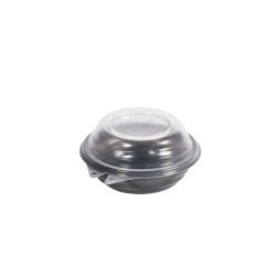 Vienkartinis dubenėlis su dangteliu Vista (1 dalies, 500 ml., 25 vnt.)