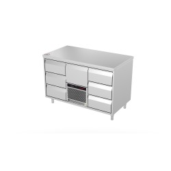 Šaldomas stalas 7stalčių -5 +8