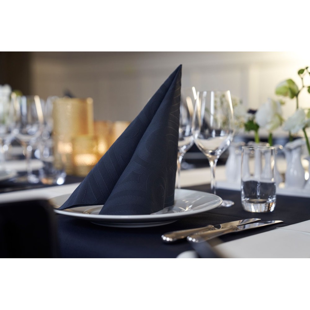 Servetėlė 40 x 40 cm. elegance lily black (40)