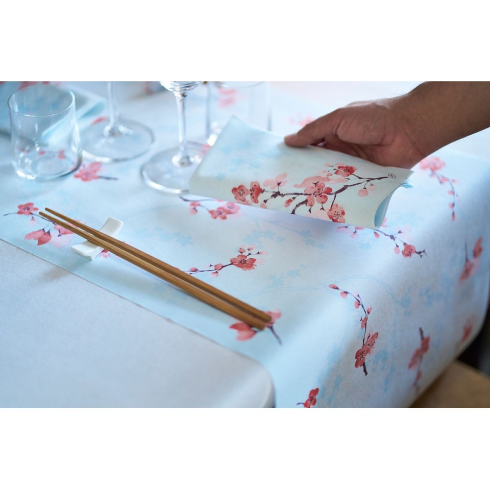 Servetėlės 40 x 40 cm. bio dunisoft cherry breeze blue (60)