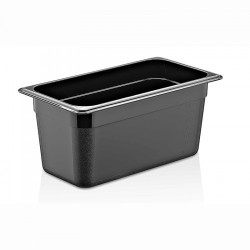 GN indas 1/3 juodas (PP, 32,5 x 17,6 + h15 cm., 6,3 l.)