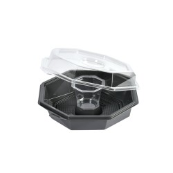 Vienkartinis indelis su dangteliu OCTAVIEW + padažinė (795 ml., 19 x 19 x 76 cm., 1 vnt.)