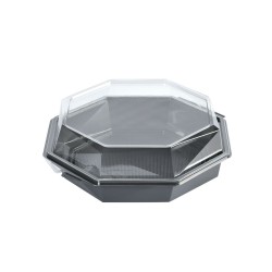 Vienkartinis indelis su dangteliu OCTAVIEW (1292 ml., 23 x 23 x h8 cm., 1 vnt.)