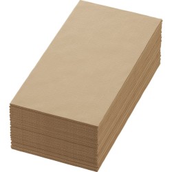 Servetėlės 40 x 40 cm. 1/8 bio dunisoft natural brown, 60 vnt.