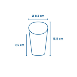 Vienk. dėžutė bulvytėms 480 ml. ruda (50)