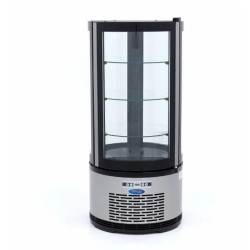 Vitrina ekspozicinė apvali, 100L