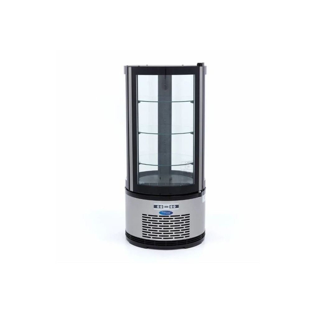 Vitrina ekspozicinė apvali, 100L