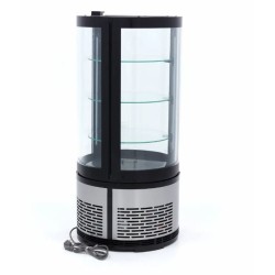 Vitrina ekspozicinė apvali, 100L