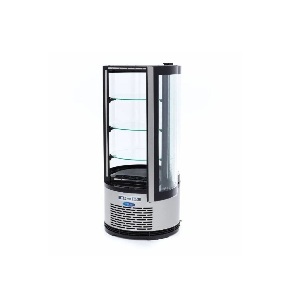 Vitrina ekspozicinė apvali, 100L