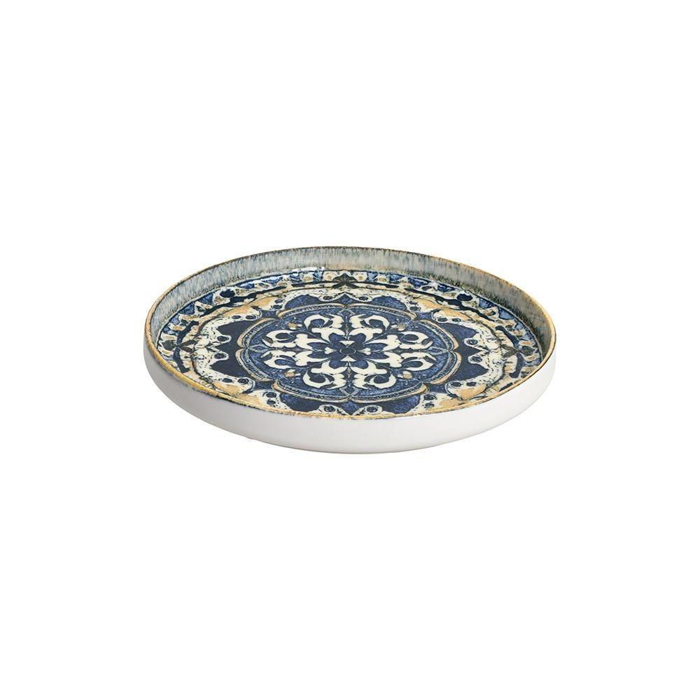 Lėkštė aukštu kraštu BLOOM GRANADA, D20 cm. porcelianas