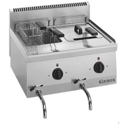 Giorik gruzdintuvė elektrinė 2x10L su išleidimu kraniuku
