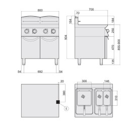 Giorik gruzdintuvė elektrinė 2x17L