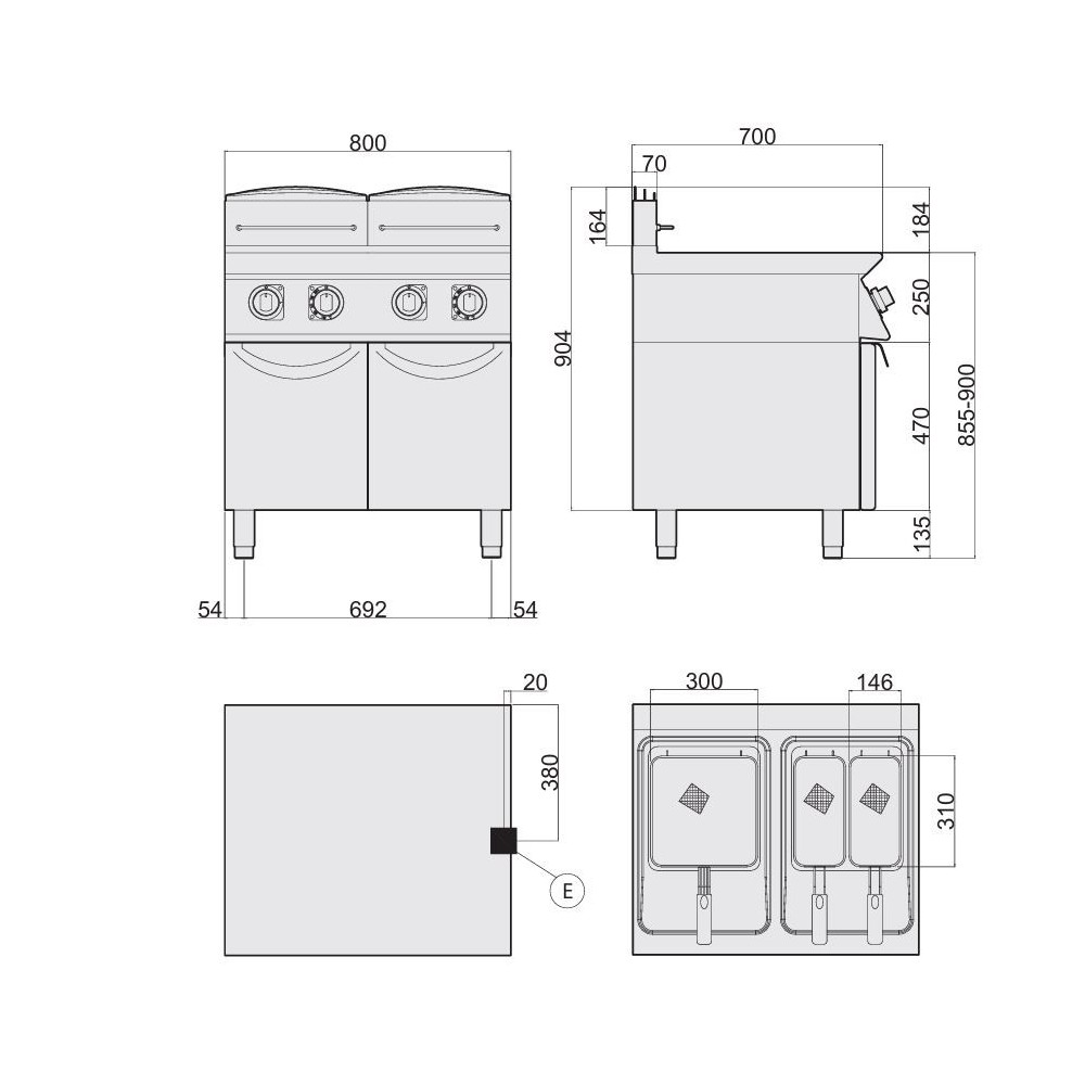 Giorik gruzdintuvė elektrinė 2x17L
