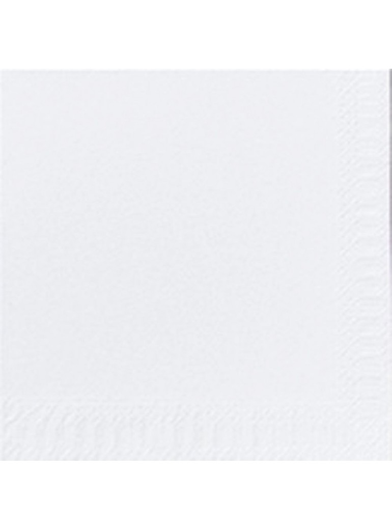 Servetėlės 24 cm 3 sl. baltos (250)