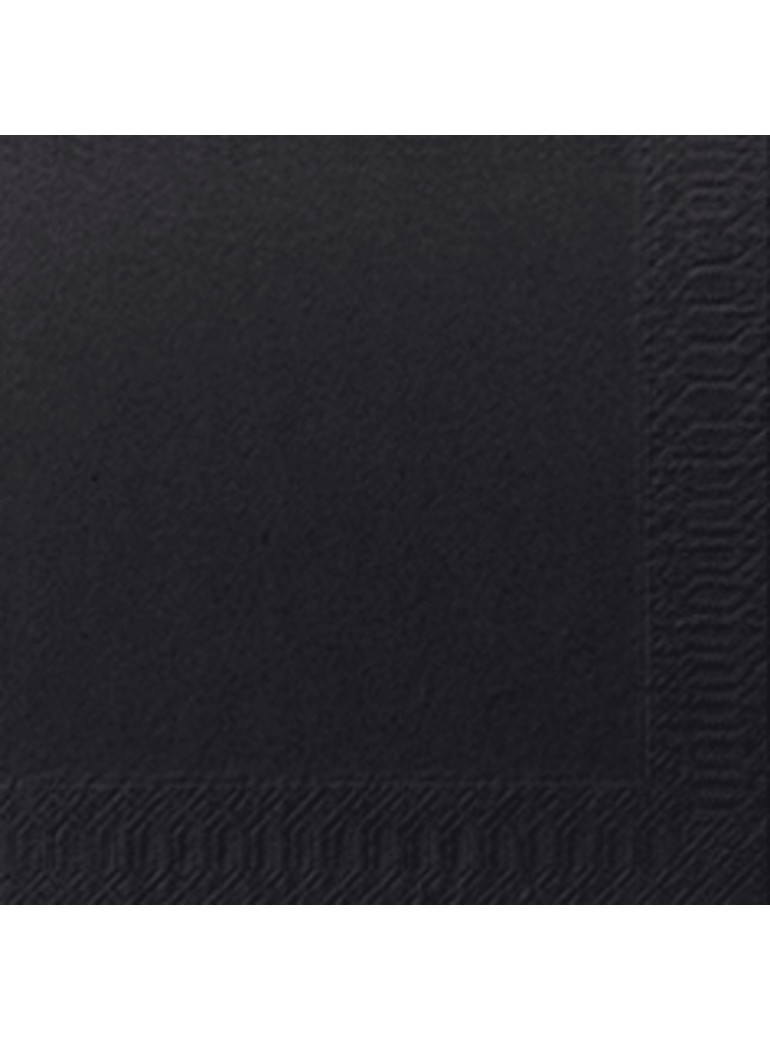 Servetėlės 24 cm, 3 sl, black (250)