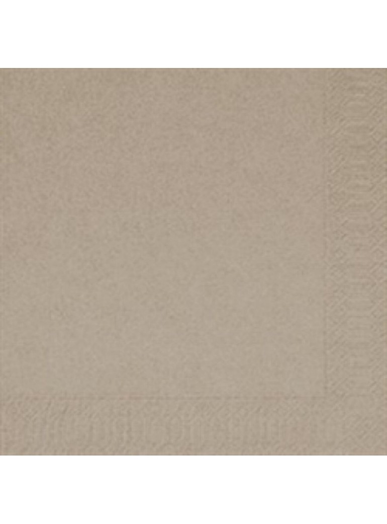 Servetėlės 33 cm 3 sl Greige  (125)
