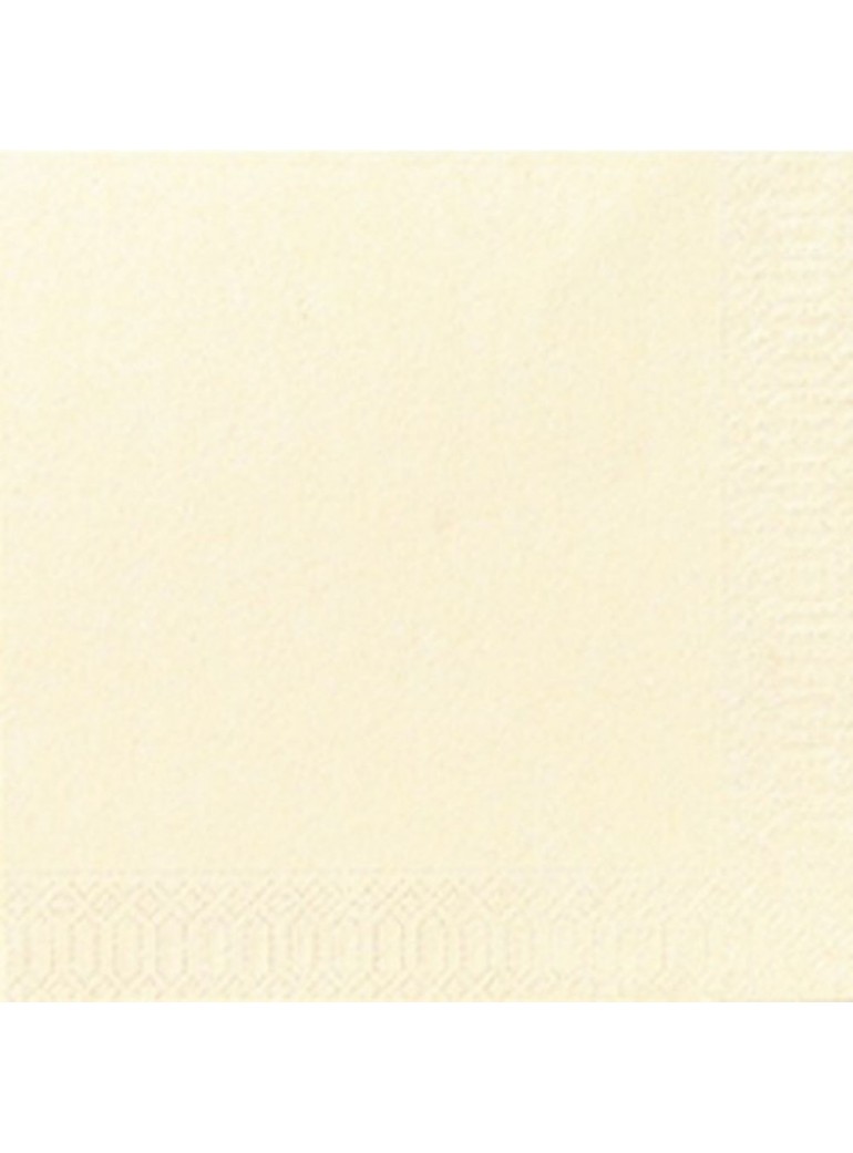 Servetėlės 33x33 cm 3 sl. vanilinės (125)