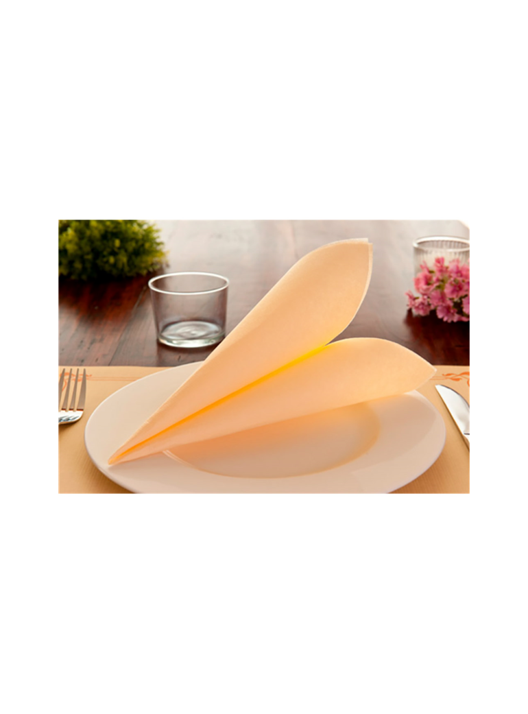 Napkins DOUBLE POINT, 39 cm, vanilla, (50 pcs.)