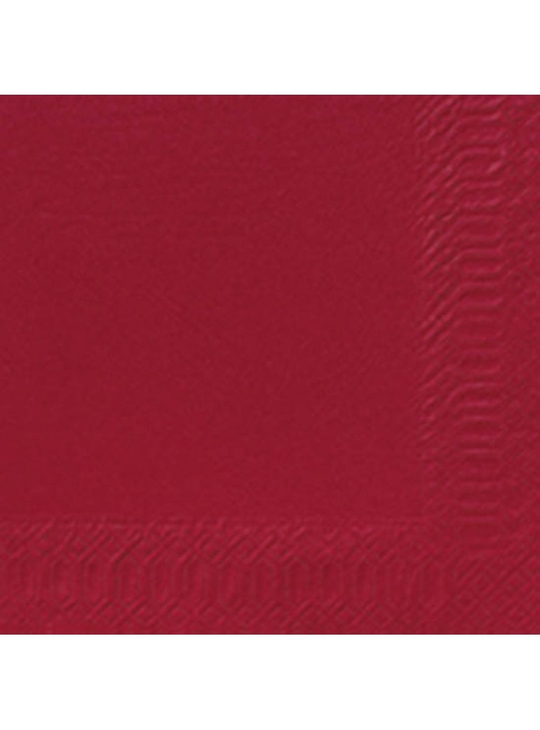 Servetėlės 40x40 cm 3 sl. bordo (125)