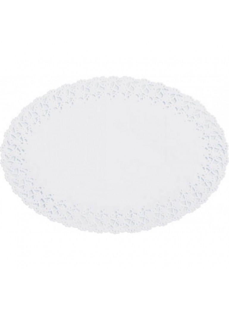 Napkins for the cake, oval, 14x22 cm, (250 pcs.)