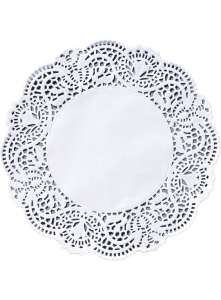 Napkins for the cake, round, 28 cm, (100 pcs.)