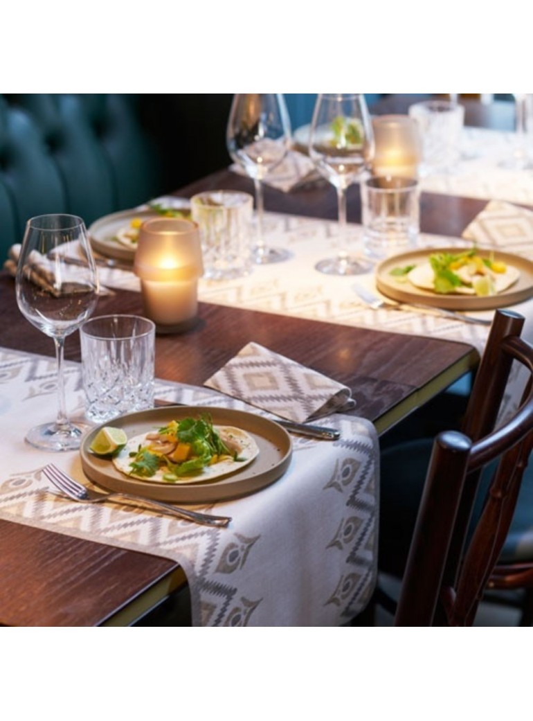 Tablecloth Dunicel 0.4x24 m, MALINA NATURE